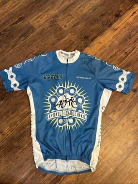 Blue Men’s Performance Cycling Jersey SZ L